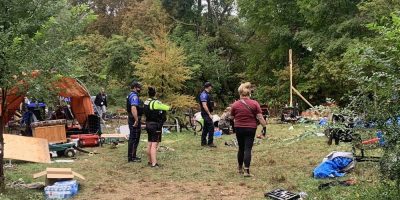 Another homeless encampment in Barrie has been dismantled