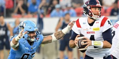 Sneads fourth-quarter touchdown rallies Alouettes past Argonauts 21-19
