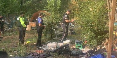 Homeless encampment residents at another Barrie site given 24-hour eviction notices
