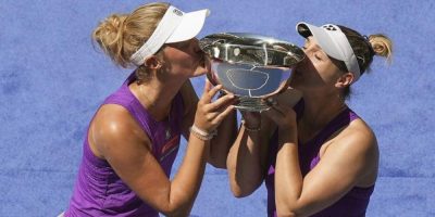 AP - Dabrowski/Routliffe 2025 U.S. Open Women's Doubles win