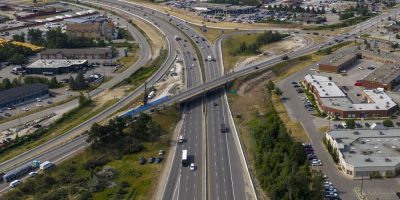 Barrie Dunlop Hwy 400 drone