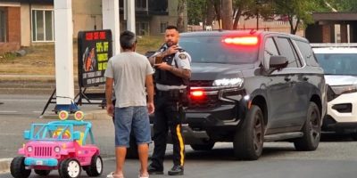 Man arrested for impaired driving of pink Barbie truck in Prince George, B.C.