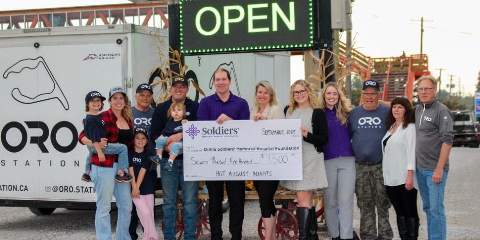 Classic Cars, Community Spirit, and $7,500 raised for Orillia Soldiers’ Memorial Hospital