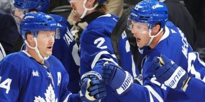 Maple Leafs top Canadiens 5-2 to open post-Marner era in Toronto