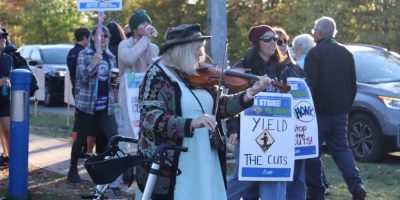 JH - Georgian Orillia picketing