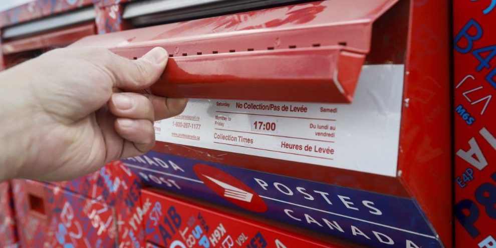 CP - Canada Post mailbox