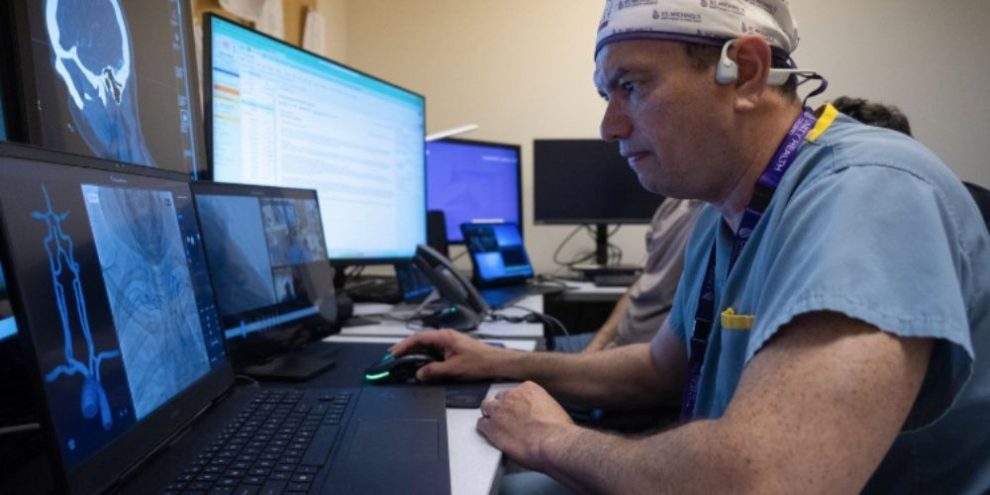 'Time is brain': Toronto hospital paving way for remote robotic treatment of strokes