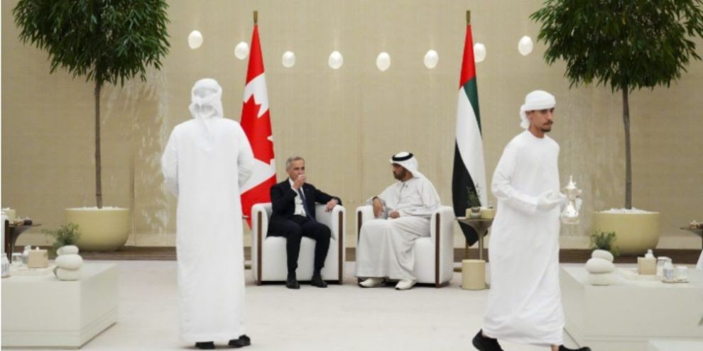 Carney signs UAE investment pact, launches trade talks during Abu Dhabi visit