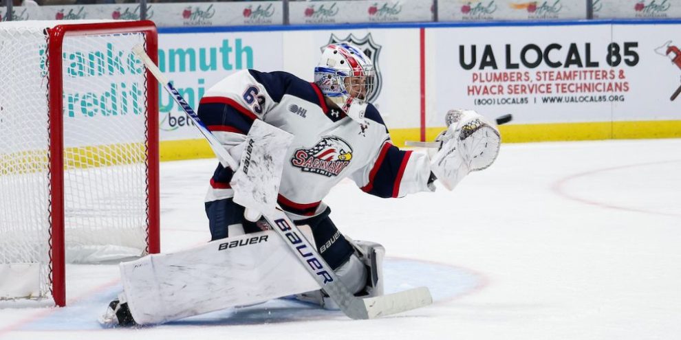 Colts run into a hot goalie in overtime loss to Saginaw