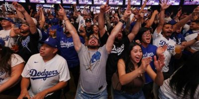 AP - Dodgers fans