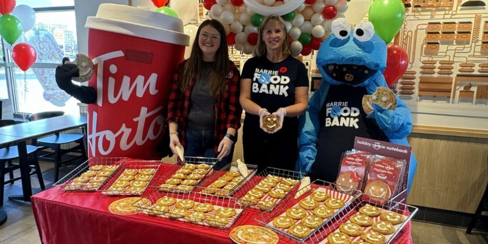 Tim Hortons Holiday Smile Cookie Campaign to support Barrie Food Bank amid rising hunger crisis