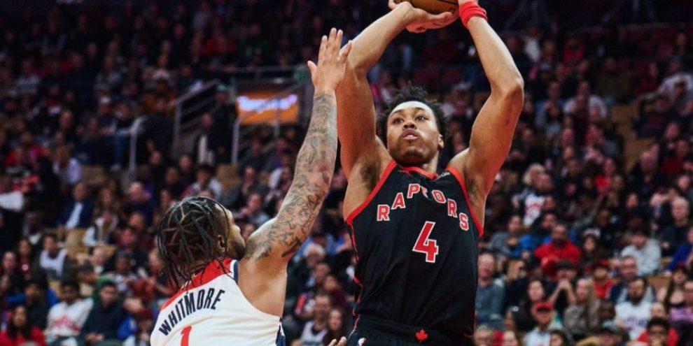 Raptors advance to knockout round of NBA Cup with dominant 140-110 win over Wizards