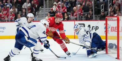 Simon Edvinsson scores OT winner as Red Wings edge Maple Leafs 3-2