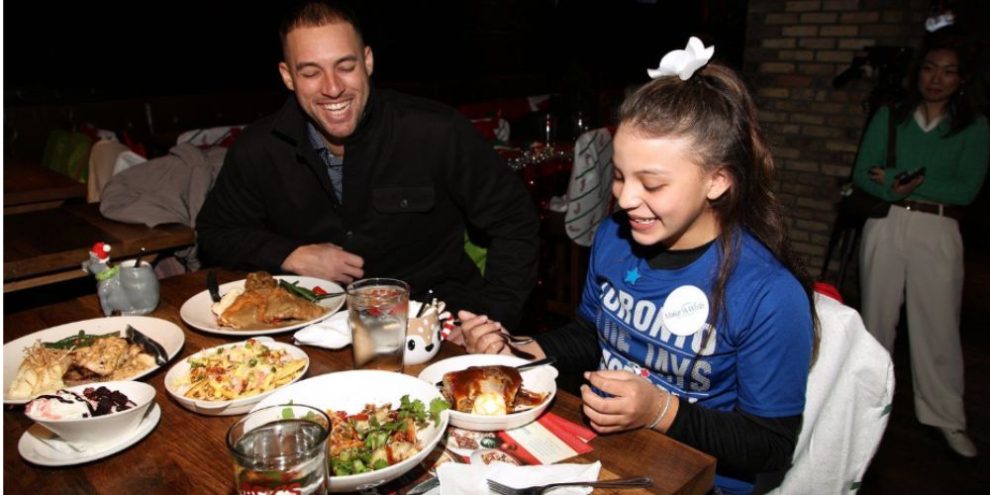 George Springer connects with young Jays fan as part of Make-A-Wish holiday campaign