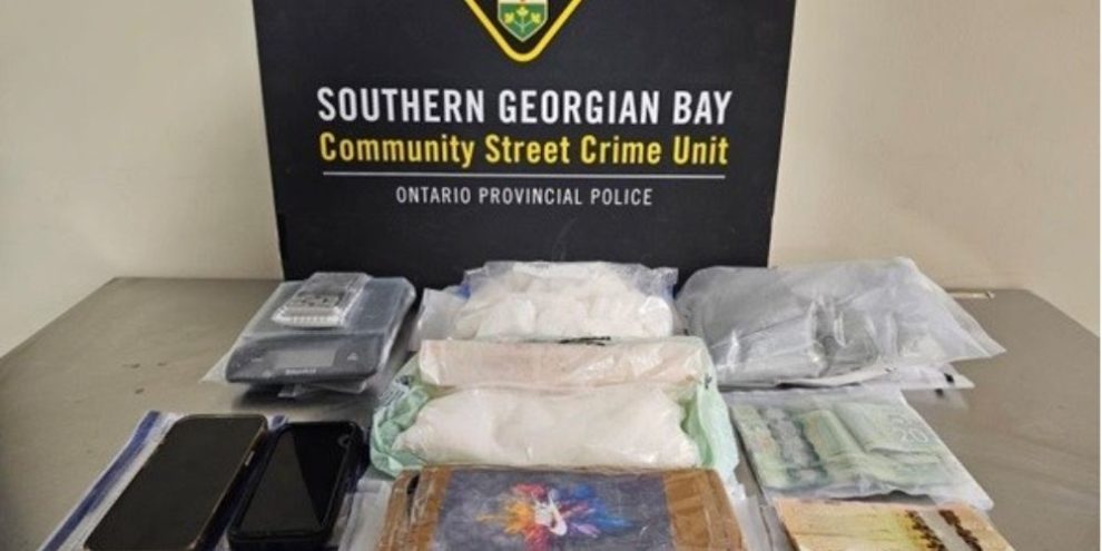 Police seize 300K in cocaine, crystal meth, suspects from Tiny and Brampton charged
