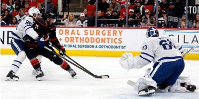 Maple Leafs beat Hurricanes 5-1 to wrap up 6-game trip with 3rd straight victory
