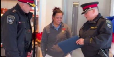 Barrie police honour woman who came to aid of child wandering alone in the snow