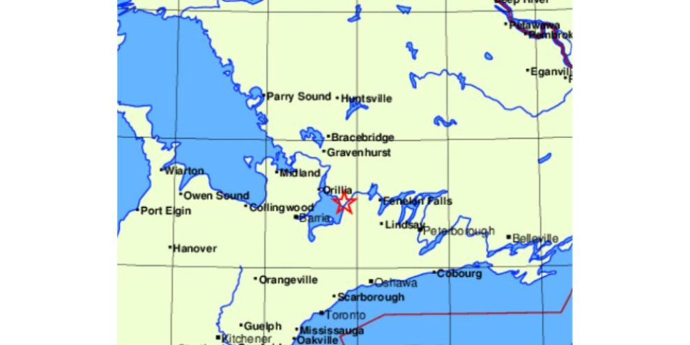 Magnitude 3.7 earthquake gently rocks Central/Southern Ontario