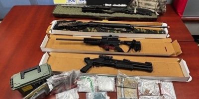 Drugs, firearms seized during search warrant in Tay, Midland