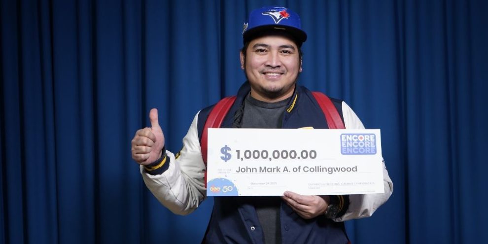 Collingwood man winds down 2025 with Encore lottery win