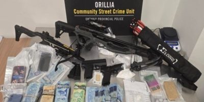 OPP seize drugs, weapons in raid at an Orillia residence