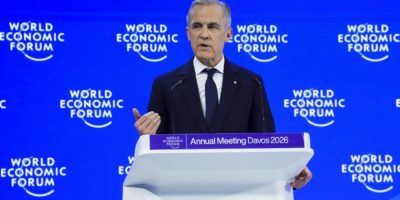 Carney calls on middle powers to band together in World Economic Forum speech