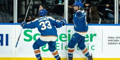 Nurse's two-goal effort leads Goldeneyes in 5-0 thumping of Sceptres