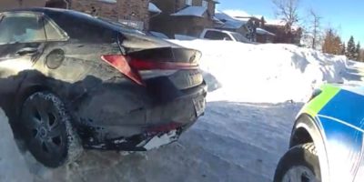 Car into snowbank results in impaired driving charge: Barrie police