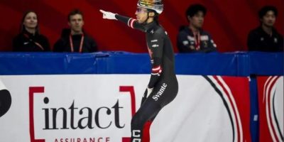 Canada wins silver in short track