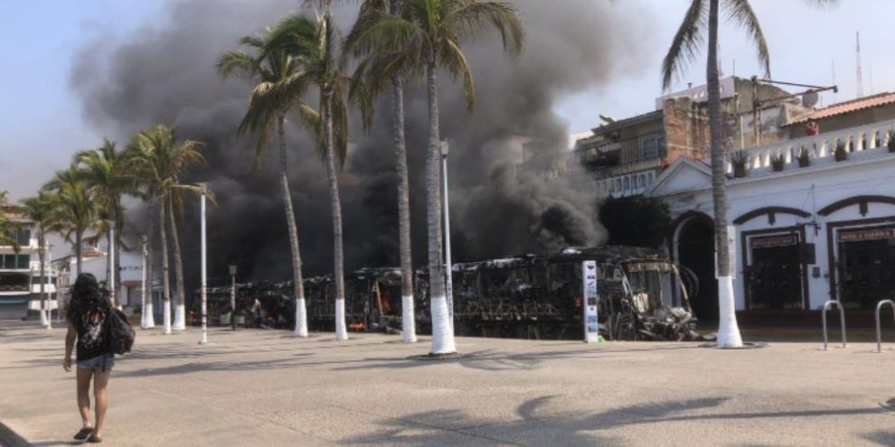 Canadian tourists sheltering in place in Mexico recount burnt-out cars, lines for food