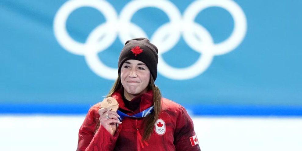 Quebec’s Maltais wins bronze for Canada in women’s 3,000 metres at Milan-Cortina Games