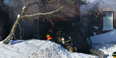 Garage fire ignited by vehicle: Barrie Fire