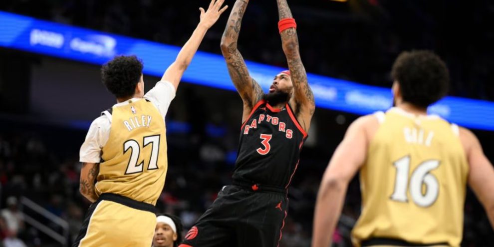 Raptors hand Wizards fourth straight loss in 134-125 decision