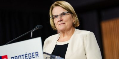 Ontario Health Minister Sylvia Jones speaks at a press conference at Queen’s Park in Toronto, Oct. 20, 2025.