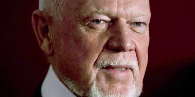 Former Hockey Night in Canada commentator Don Cherry poses in Toronto on Feb. 15, 2011.