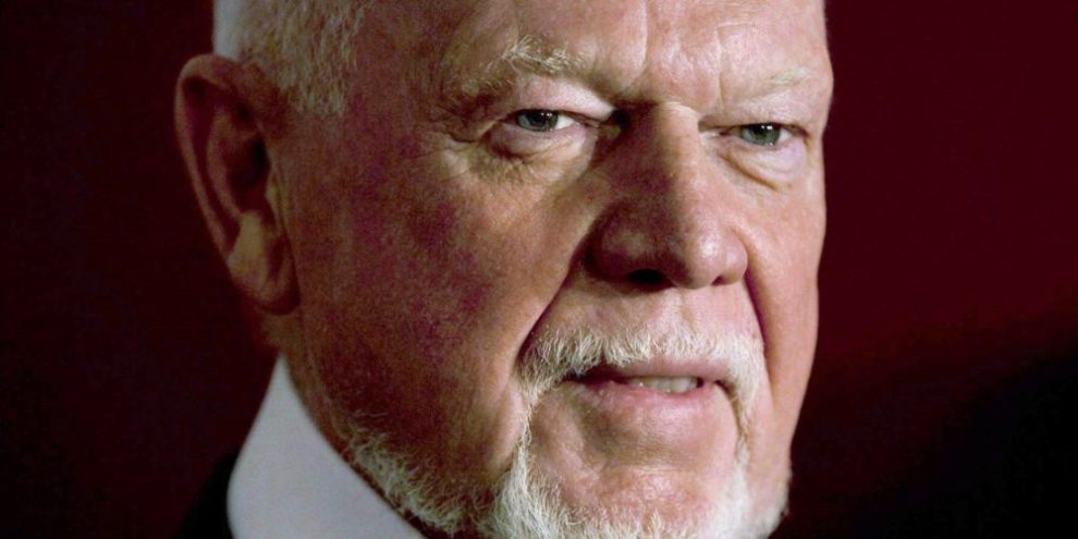 Former Hockey Night in Canada commentator Don Cherry poses in Toronto on Feb. 15, 2011.