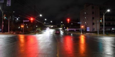 Barrie police investigate a collision after a pedestrian was struck at Sunnidale Road and Wellington Street West on March 11, 2026