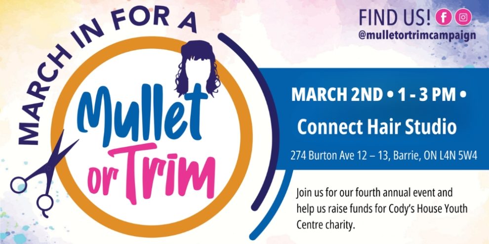 Local youth leads charge as “March Mullet or Trim” returns to support youth mental health