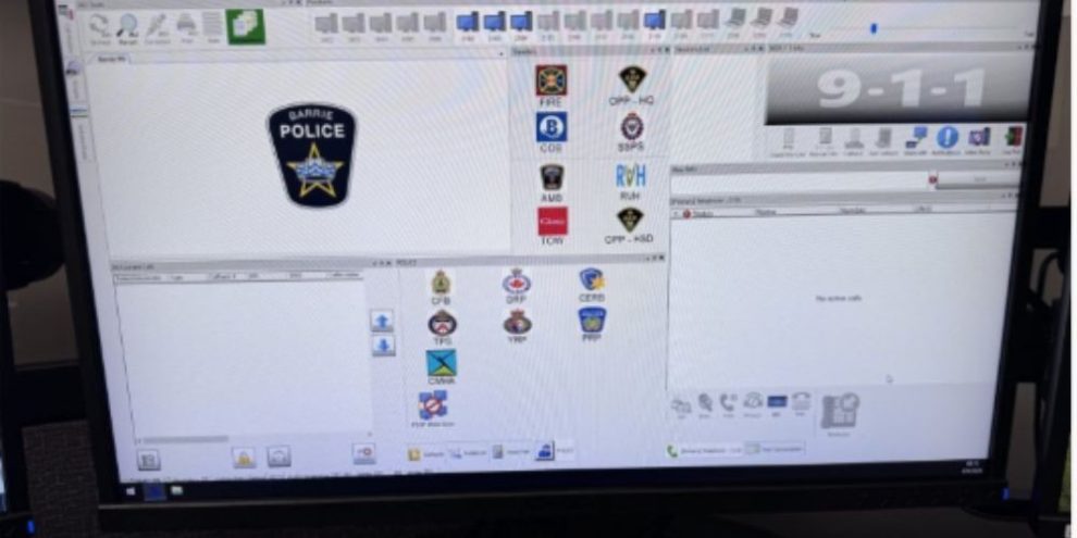 Next Generation 9-1-1 emergency communications technology system used by Barrie Police Service