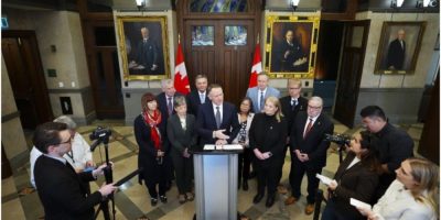 Defence Minister David McGuinty speaks at a press conference on Parliament Hill in Ottawa about military recruitment numbers.
