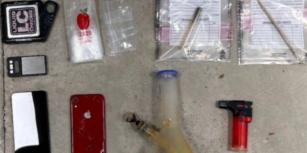 Barrie police RIDE checkpoint on Ferndale Drive South where a drug impaired driver was arrested during Project DRYVE enforcement