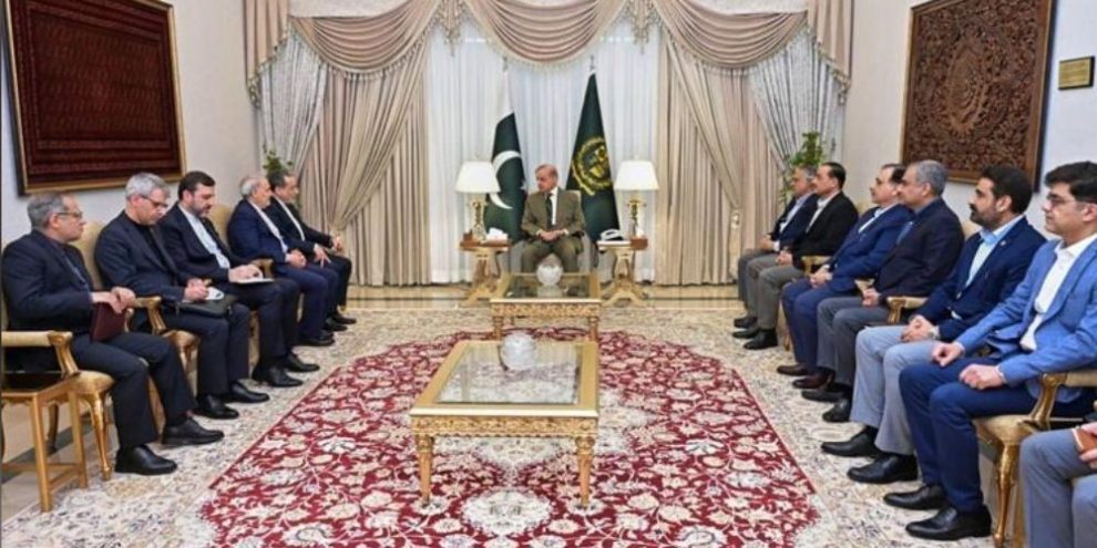 Iran Foreign Minister Abbas Araghchi meets with Pakistan Prime Minister Shehbaz Sharif in Islamabad