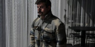 Toronto Blue Jays player Davis Schneider poses in Toronto while speaking about overdose awareness and the life-saving impact of naloxone.