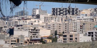Bridge damaged by U.S. airstrikes in Karaj, Iran, amid escalating conflict between the U.S. and Iran