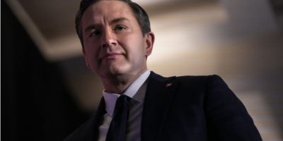 Conservative Leader Pierre Poilievre speaks at an event in Toronto