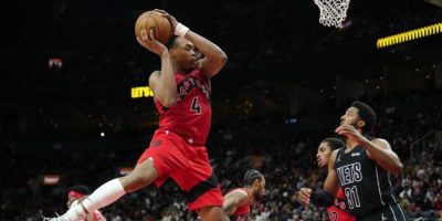 Barnes, Raptors beat Nets 136-101 to clinch playoff berth in regular-season finale