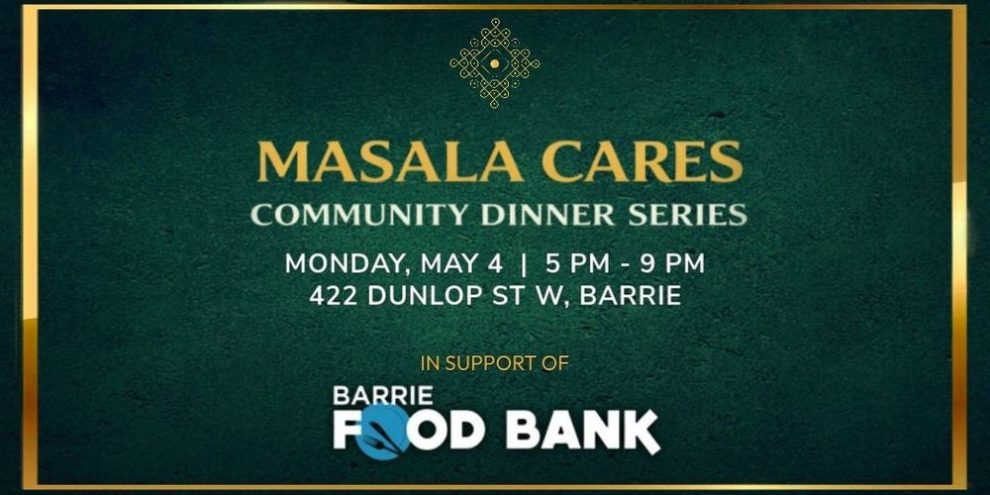 Masala Cares: Community Dinner Series At The Masala Indian Kitchen and Bar