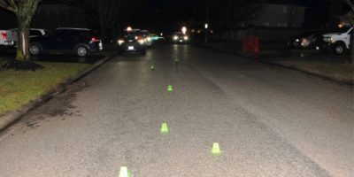 Barrie police say two vehicles parked in a driveway at a south-end home were found to have been struck with gunfire