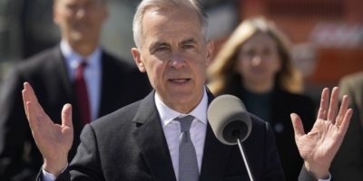 Prime Minister Mark Carney speaks at an event in Ottawa about Canada’s new sovereign wealth fund