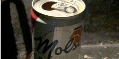 Barrie Police at the scene of a two-vehicle parking lot crash on Anne Street South